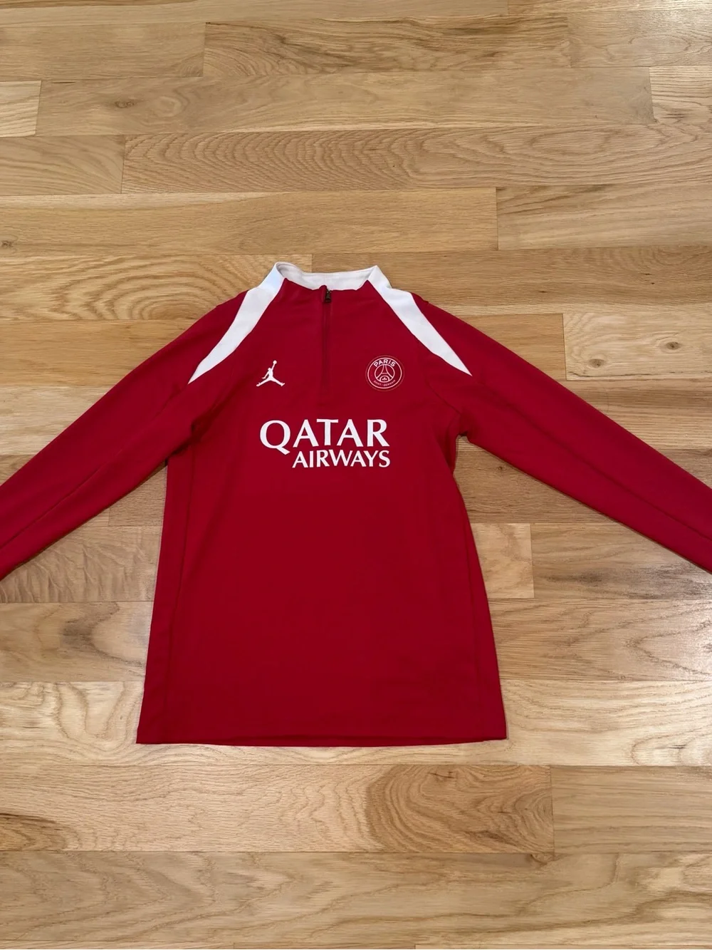 Nike Red quarter zip